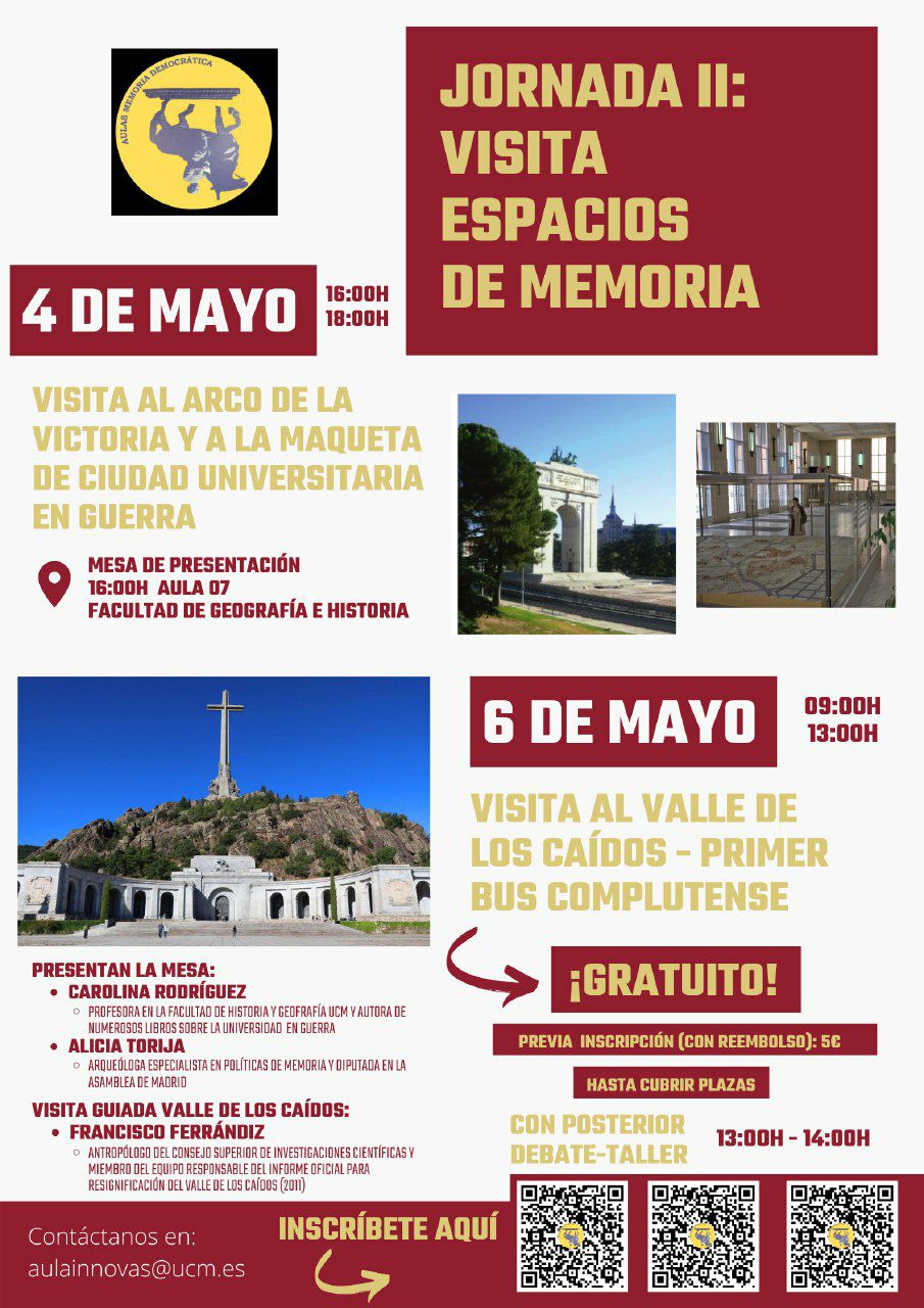 Visita a espacios de memoria: Campus de la Complutense y Valle de los Caídos